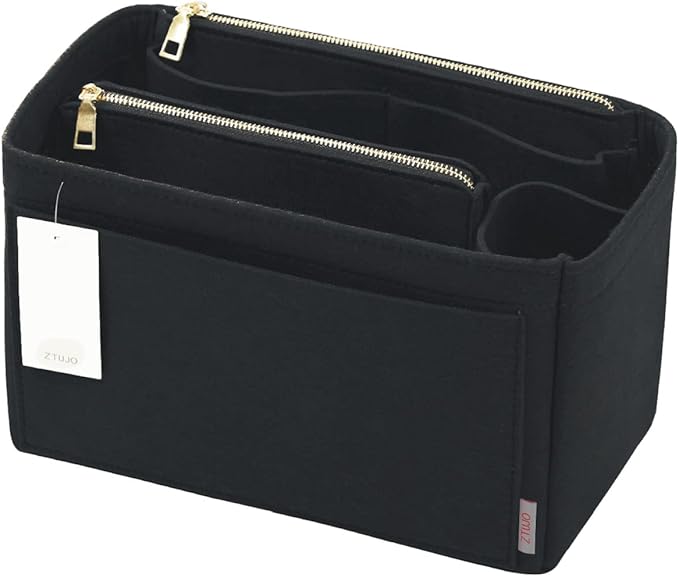 ZTUJO Purse Organizer, Felt Bag Organizer Purse Organizer Insert For Speedy, Neverfull, Graceful, Neverfull,Tote, Handbag,Shaper