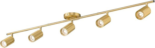 FEMILA Modern Ceiling Track Lighting, 43" Track Light Fixture, 3000K LED Bulbs Included, 4FS84TL-5 BG