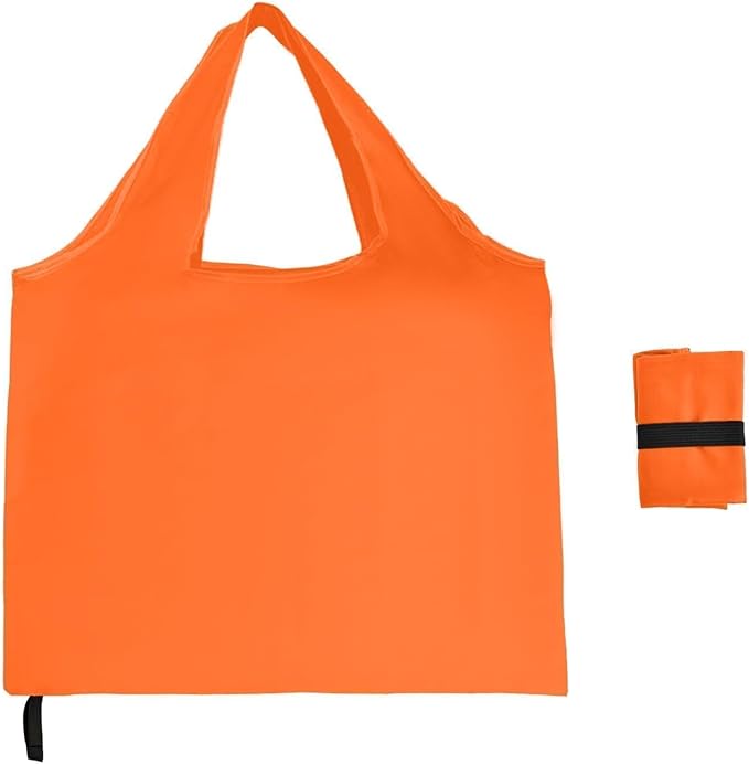 Washable Reusable Grocery Bags, Foldable Reusable Shopping Bags, Polyester Tote, Pocket Size Carrier