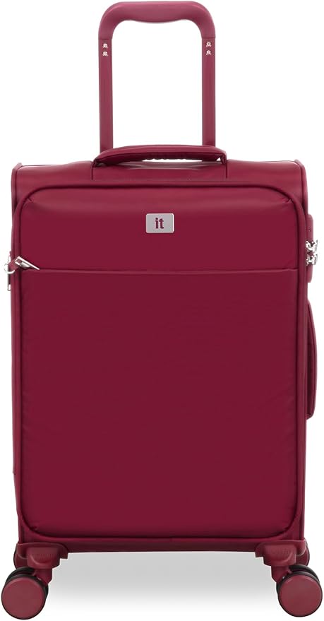 It Luggage Lustrous Luxe 22" Softside Carry-On 8 Wheel Spinner, French Port