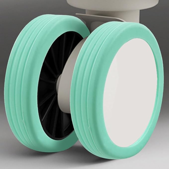 16 Pcs Luggage Wheel Covers Silicone Luggage Wheels Protector Suitcase Wheel Covers for Luggages Wheels Replacement Office Chair Caster