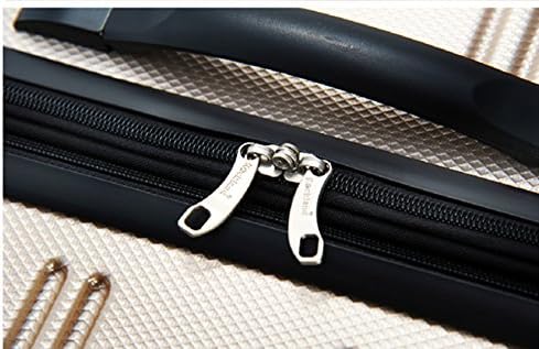 Rockland Melbourne Hardside Expandable Spinner Wheel Luggage, Champagne, 2 Piece (20"/28")