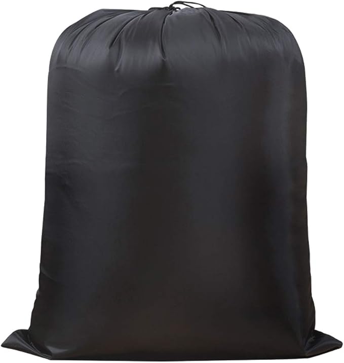 Multipurpose Extra Large Laundry Bag Storage Bag (Black, 13"x17")