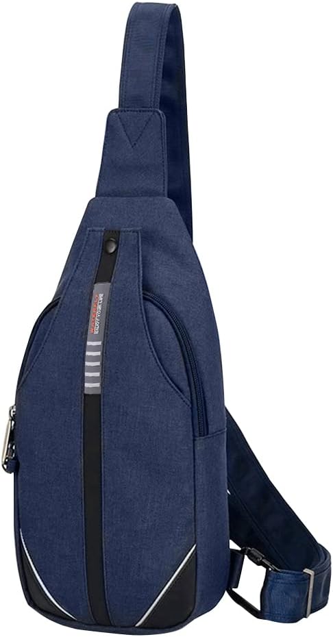WATERFLY Medium Crossbody Sling Backpack Anti Theft Backpack for Traveling Chest Shoulder Bag