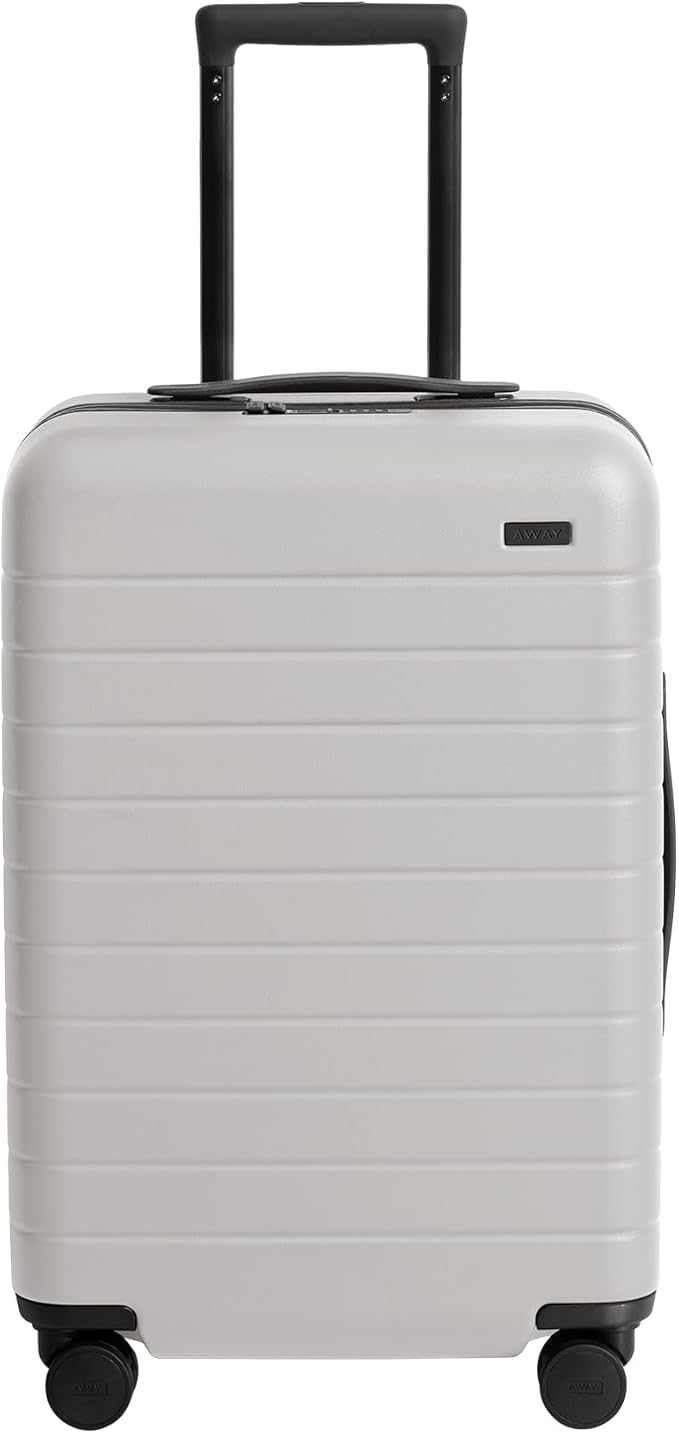 Away Carry-On Luggage, Lightweight Hardside Suitcase with Spinner Wheels, 22 Inch Airline Approved, TSA Lock, Cloud Gray