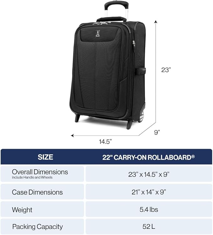 Travelpro Maxlite 5 Softside Expandable Upright 2 Wheel Carry-on Luggage, Lightweight, 21-Inch - Orchid Pink Purple