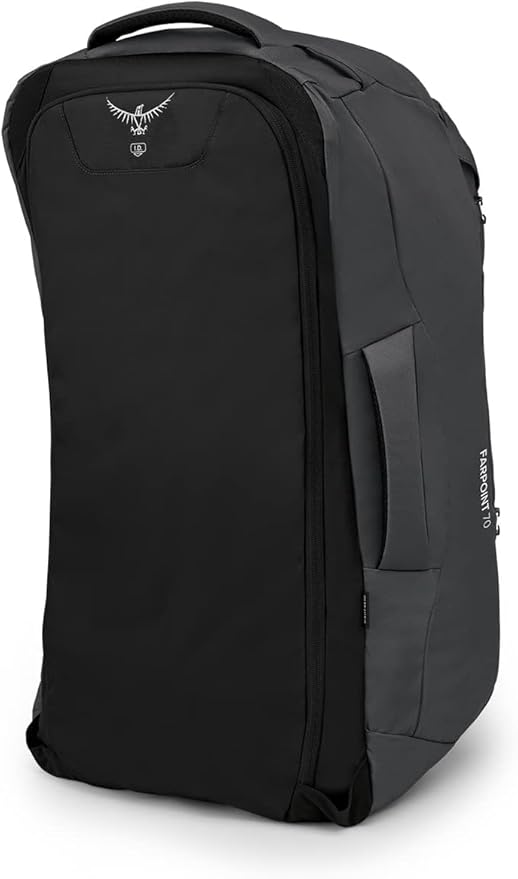 Osprey Farpoint 70L Men's Travel Backpack, Tunnel Vision Grey