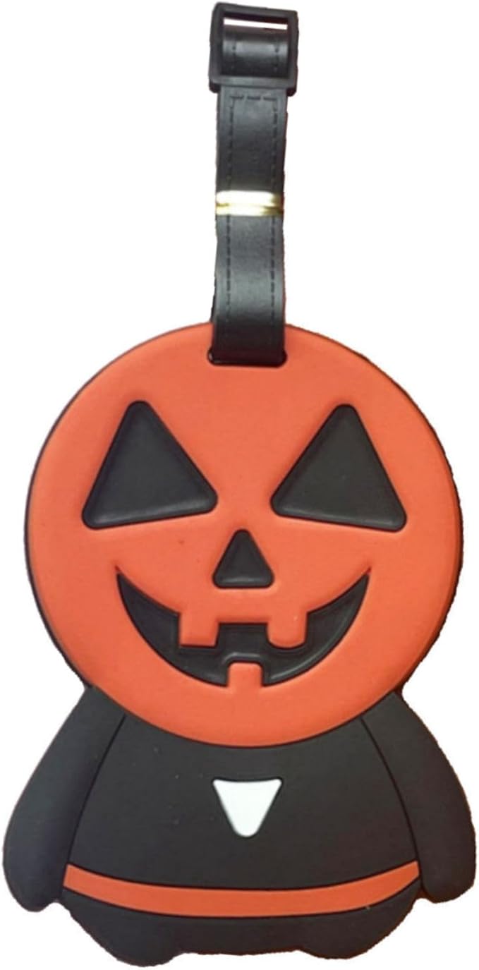 Tapp C. Travel Luggage Name Tag - Pumpkin Man