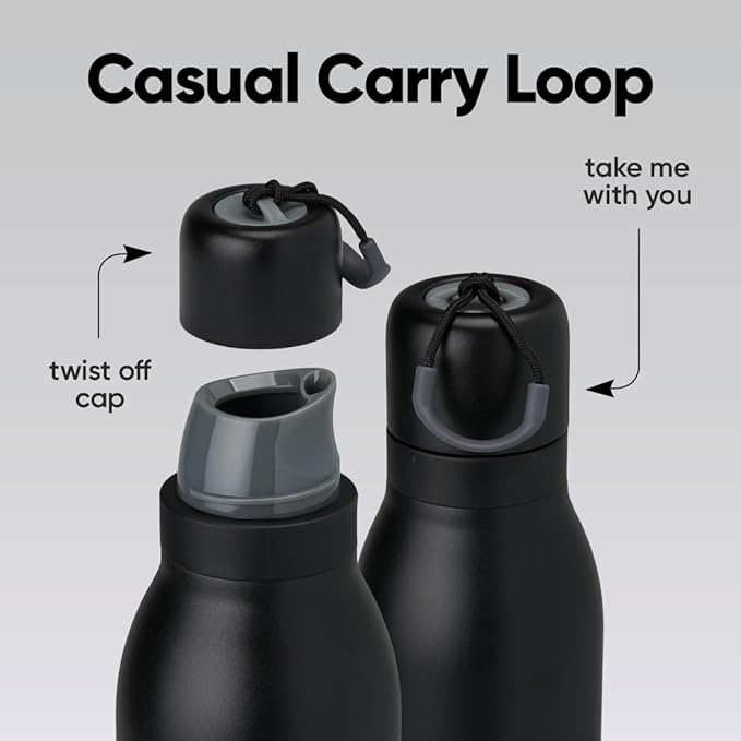 Owala FreeSip Twist Insulated Stainless Steel Water Bottle with Straw for Sports and Travel, BPA-Free, 24-oz, Blue Blue Jay
