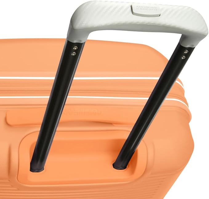 American Tourister Stratum 2.0 Expandable Hardside Luggage with Spinner Wheels, Papaya, 3-Piece Set (20/24/28)