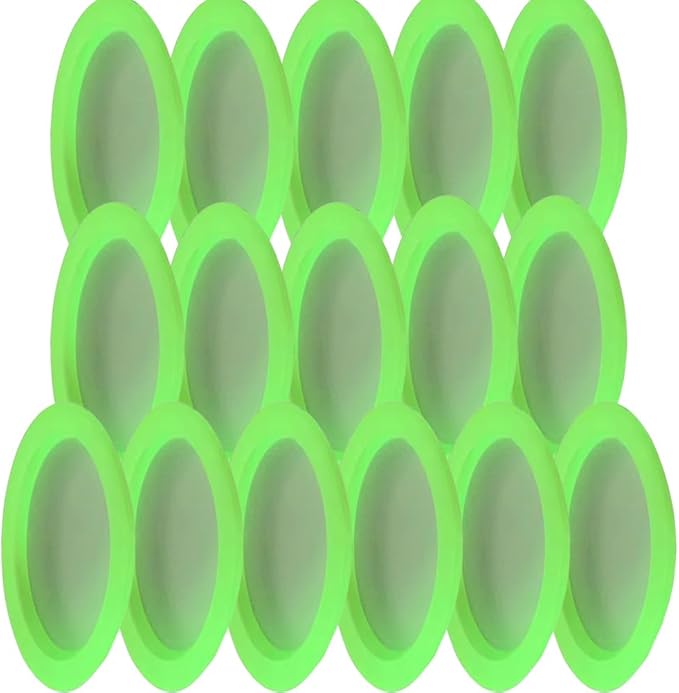 16 Pcs Luggage Wheel Covers Silicone Luggage Wheel Protector Suitcase Wheel Covers for Luggage Wheels Replacement Office Chair Caster (A_NTGRN)