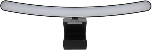 Cyrank Curved Monitor Light Bar, 3 Color Temperature LED Computer Desk Lamp Touch Control Monitor Lamp Type C Computer Light Clip on Keyboard Light