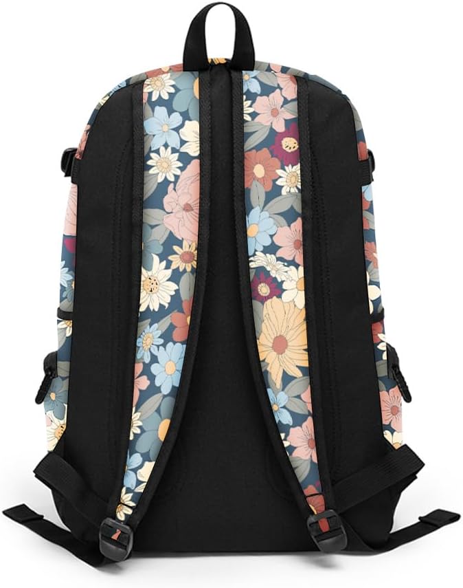 rickyh style School Backpack Travel Bag for Men & Women Lightweight College Back Pack with Laptop Compartmen
