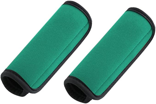 2 Pack Luggage Handle Wraps for Luggage Suitcase Travel Bags (Green)