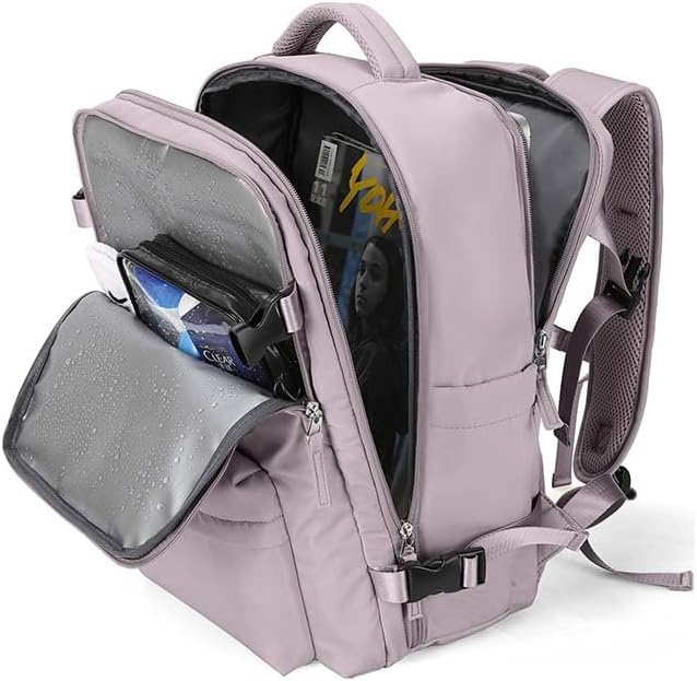 WONHOX Large Travel Backpack Carry on Flight Approved Laptop Work Business Backpack for Women Men Mochila de Viaje