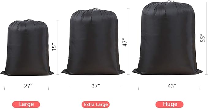 Multipurpose Extra Large Laundry Bag Storage Bag (27"x35", Blue)