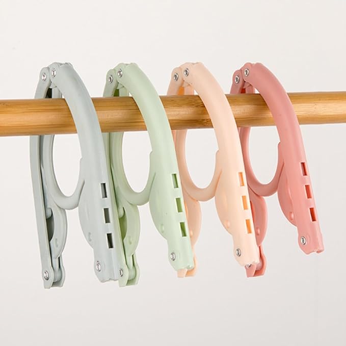 Portable Travel Hangers Travel Hangers Foldable for Suitcase Camping Cruise Ship Travel Accessory 10Pcs