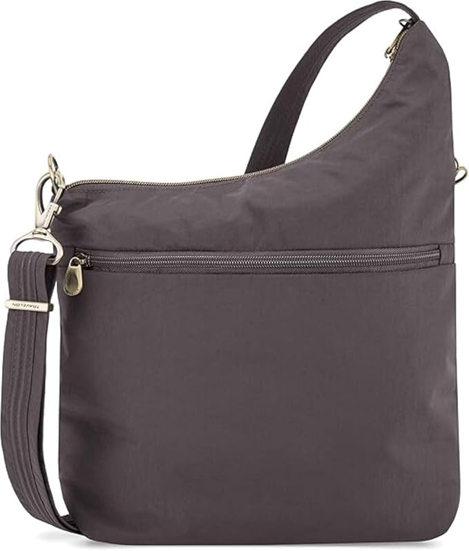 Travelon Anti-Theft Signature 3 Compartment Crossbody Bag