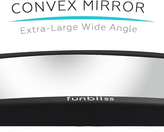 Baby Car Mirror Most Stable Backseat Mirror with Premium Matte Finish,Ultra High Definition PMMA Material, Secure and Shatterproof,Black