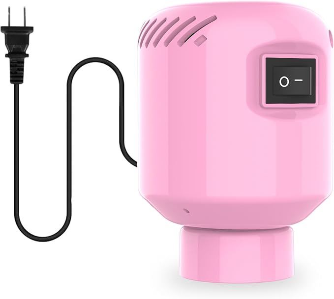 Electric Pump for Vacuum Storage Bags, Travel Vacuum Pump for Various Vacuum Seal Bags Portable Vacpack Air Pump for Compression Clothing Blanket Luggage Pink (Storage Bag Not Included)