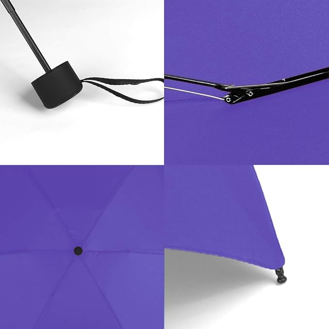 GAOYAING Compact Travel Umbrella with Case Sun&Rain Lightweight Small and Compact Suit for Pocket