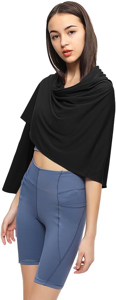 Sun Shawl UV Sun Protection UPF 50+ Beach Travel Scarf Wrap Summer Swimsuit Cover Up Cooling Blanket