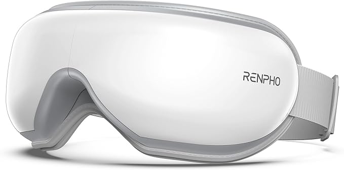 RENPHO Eyeris 1V Eye Massager with Heat, FSA Eligible HSA, Christmas Gifts for Women Men, Eye Mask for Migraines Voice Control, Eye Care, Eye Massager for Migraines Reduce Strain
