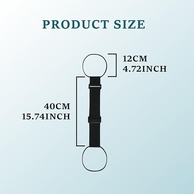 2 Pack Luggage Strap for Carry On Bag,Multi Use Strong Adjustable Connector Straps, Black Elastic Travel Belt for Suitcase, Backpack, Handbag, Easy Wrap, Lightweight