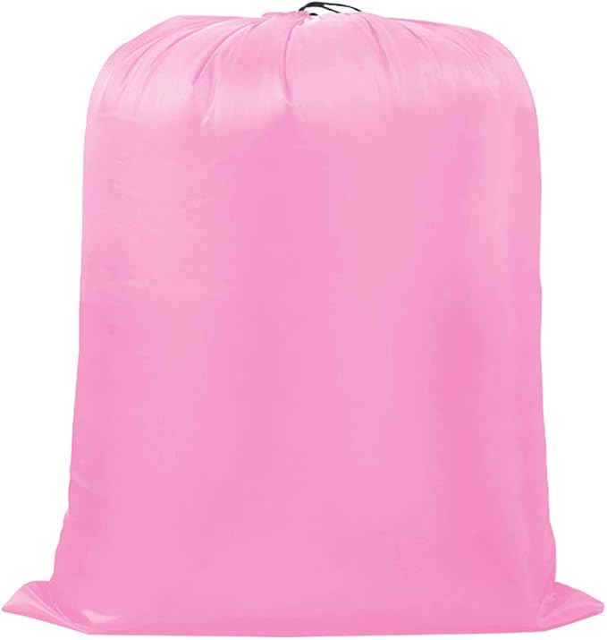 Multipurpose Extra Large Laundry Bag Storage Bag (27"x35", Pink)