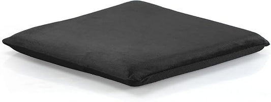 Augld Square Chair Seat Cushion Memory Foam Chair Cushion for Kitchen, Dining,Office or Car 18x18 in Black