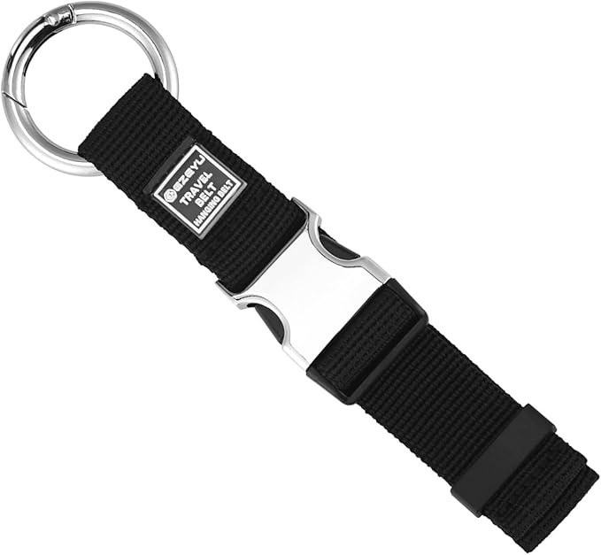 Add a Bag Luggage Strap Jacket Gripper, Heavy Duty Luggage Straps Carry-on Baggage Suitcase Straps Belts Travel Accessories,Carry Your Extra Bags-black-1PCS