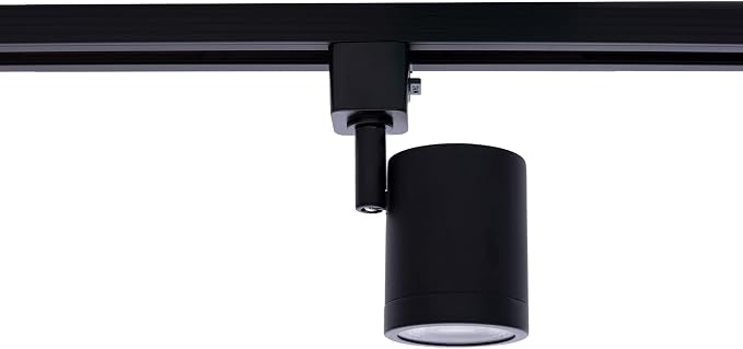 WAC Lighting Charge 8010 LED Adjustable Track Head 5-CCT Selectable 9W 865 Lumens Fully Dimmable in Black for H-Style 3 Wire Track