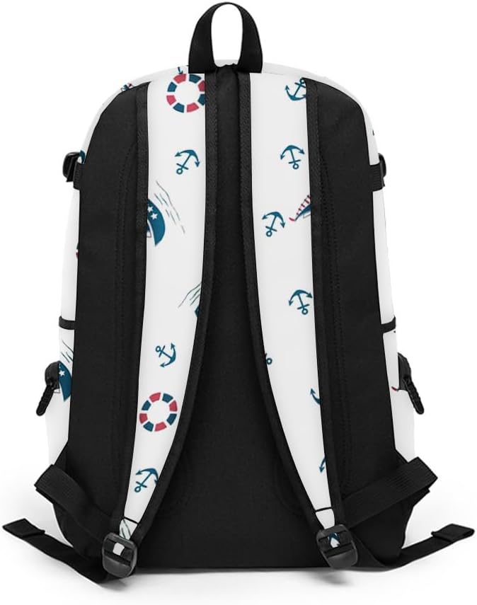 rickyh style School Backpack Travel Bag for Men & Women Lightweight College Back Pack with Laptop Compartmen