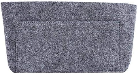 ZTUJO Purse Organizer Insert, Felt Bag Organizer For Handbag Purse Organizer,13 Colors, 6 Size (Slender Medium, Grey)