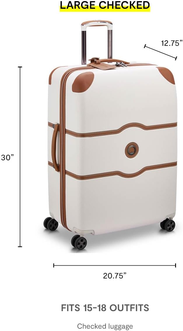 DELSEY PARIS Chatelet Air 2.0 Hardside Luggage with Spinner Wheels, Chocolate Brown, 2 Piece Set (19/28)