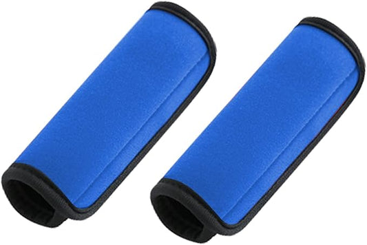 2 Pack Luggage Handle Wraps for Luggage Suitcase Travel Bags (Blue)