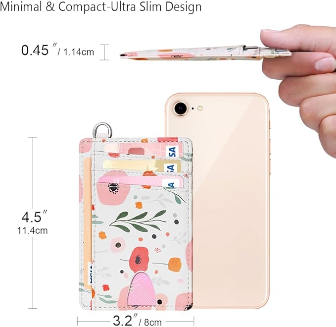 FurArt Slim Minimalist Wallet, Front Pocket Wallets, RFID Blocking, Credit Card Holder for Men