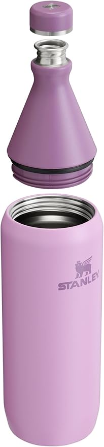 Stanley All Day Slim Bottle 34 oz | Twist On Lid with Leakproof Seal | Slim Design for Travel & Gym | Insulated Stainless Steel | BPA-Free | Lilac