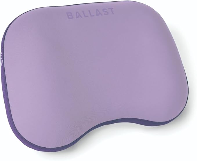 Ballast Beach Pillow - A Comfy Inflatable Camping Pillow That Stays Put On Windy Beaches, Great for Pools, Festivals, and Camping - Starlight Purple (Standard Edition)