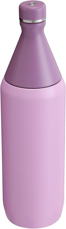 Stanley All Day Slim Bottle 34 oz | Twist On Lid with Leakproof Seal | Slim Design for Travel & Gym | Insulated Stainless Steel | BPA-Free | Lilac