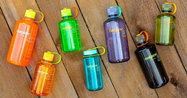 Nalgene 32 oz Wide Mouth Water Bottle | BPA-Free, Durable & Leak Proof, Lightweight Bottle for Hiking & Gym, Work & Travel