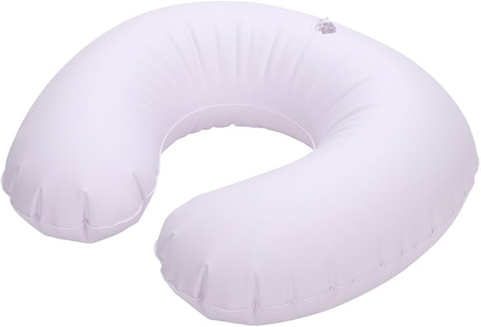 PENINSULA LOVE Kids Inflatable Travel Pillow Adjustable U Shaped Neck Support Pillow with Washable Cover Soft Memory Foam Head Support Travel Accessories for Airplane, Car, Train, Bus