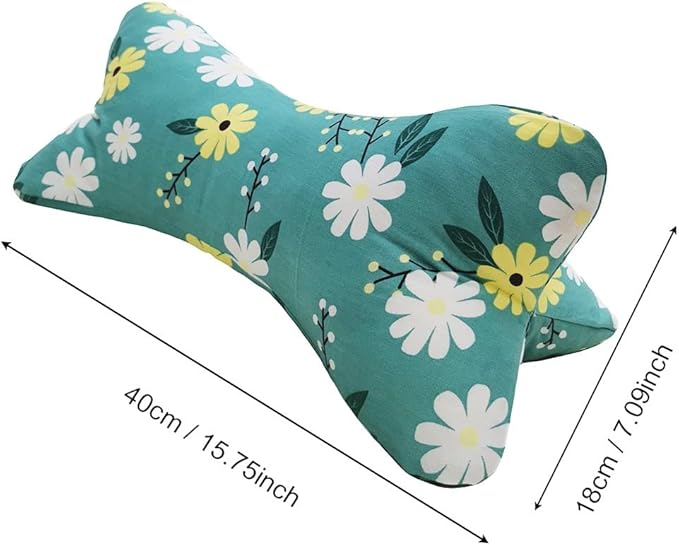 Neck & Cervical Pillows Dog Bone Shaped Travel Neck Pillows With Washable Removable Cover For Car Bus Truck Driving Comfort Head Rest Support Bone Pillows For Neck Chiropractic Pillow ( Size : C )