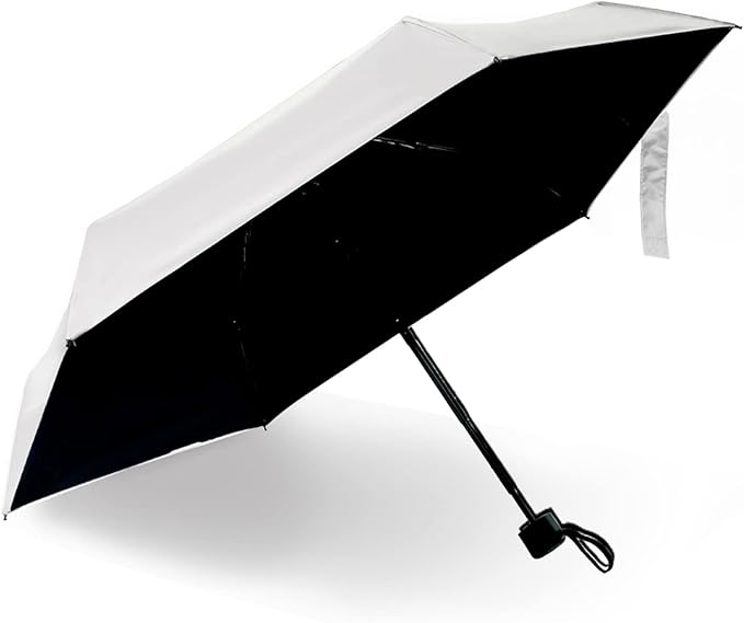 GAOYAING Compact Travel Umbrella with Case Sun&Rain Lightweight Small and Compact Suit for Pocket