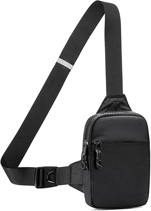 Mini Sling Bag for Men Crossbody,Small Chest Bag Casual Trendy Waterproof Lightweight Phone Crossover Daypack