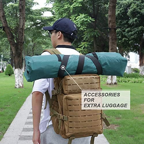 MAGARROW 1.5" Utility Luggage Straps with Buckle Adjustable, 4-Pack (Black, 1.5 in x 3.2 ft)