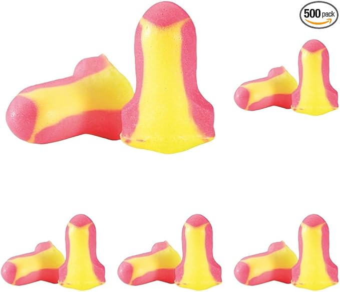 Howard Leight by Honeywell - R-01205 Laser Lite High Visibility Disposable Foam Earplugs, Yellow (Pack of 5)