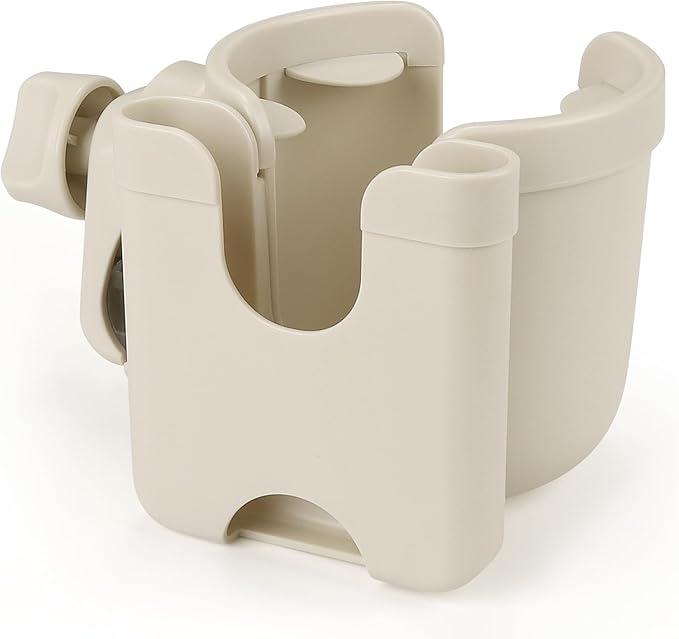 Accmor Stroller Cup Holder with Phone Holder, Bike Cup Holder, Universal Cup Holder for Uppababy Nuna Doona Strollers, 2-in-1 Cup Phone Holder for Stroller Bike Wheelchair Walker Accessory