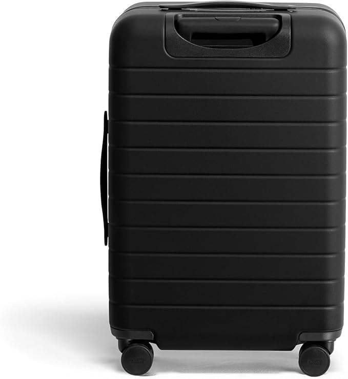 Away Bigger Carry-On Luggage, Lightweight Hardside Large Suitcase with Spinner Wheels, TSA Lock, Airline Approved, Jet Black