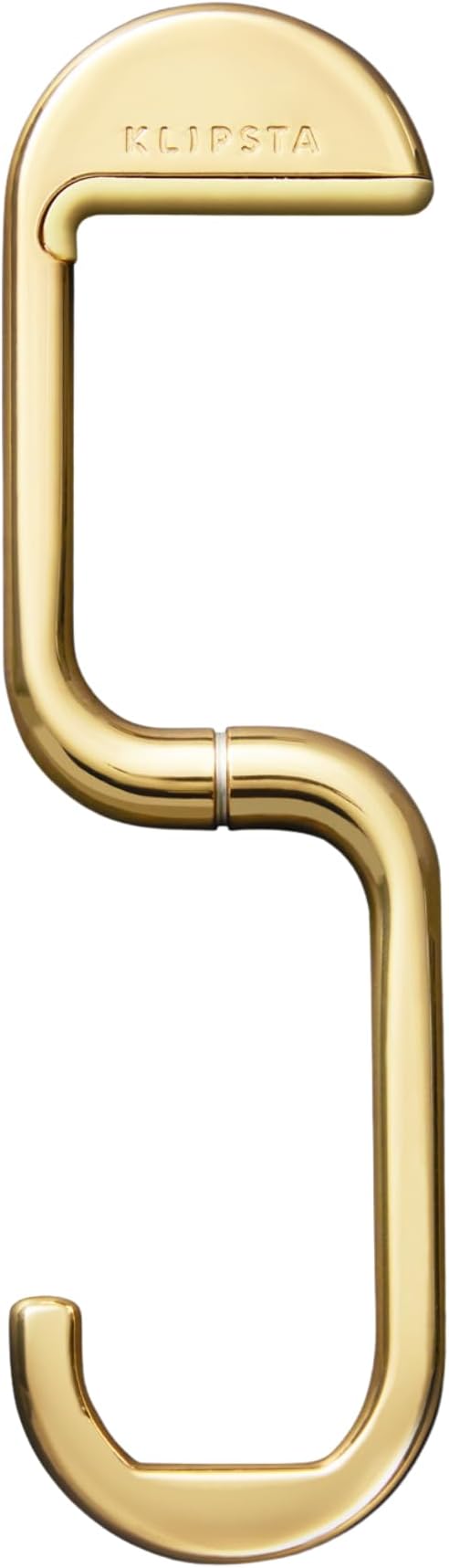 FLIP Purse Hook for Table – Foldable Bag Hook | Portable Purse Hanger & Holder for Desk | Magnetic Closure | Holds 50 lbs | Gift for Women, Gold